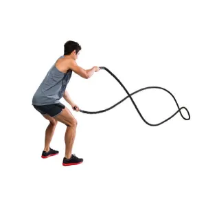 9m Battle Rope / Black / Ideal for Fitness Routine