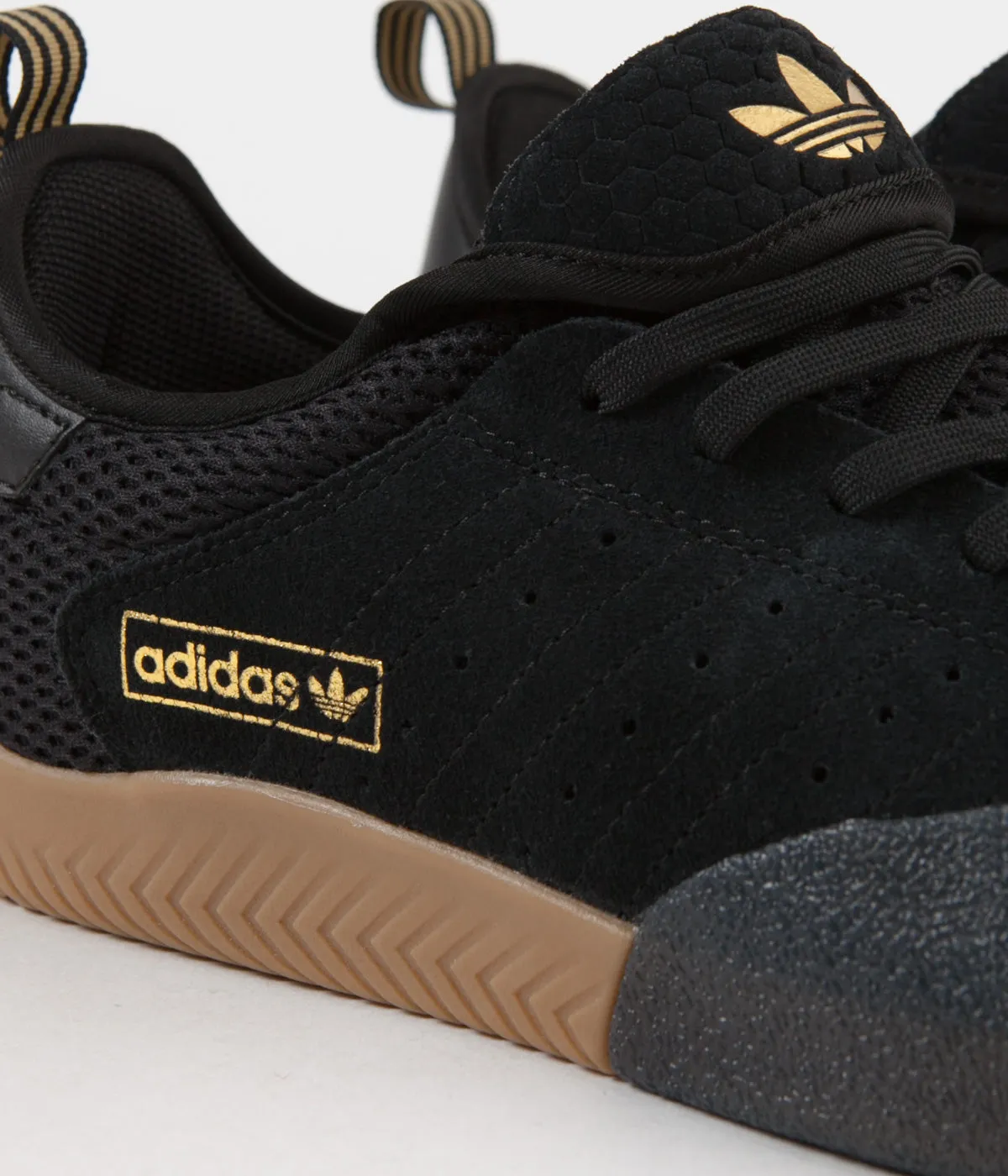 Adidas 3ST.003 Shoes - Core Black / Gold Metallic / Core Black