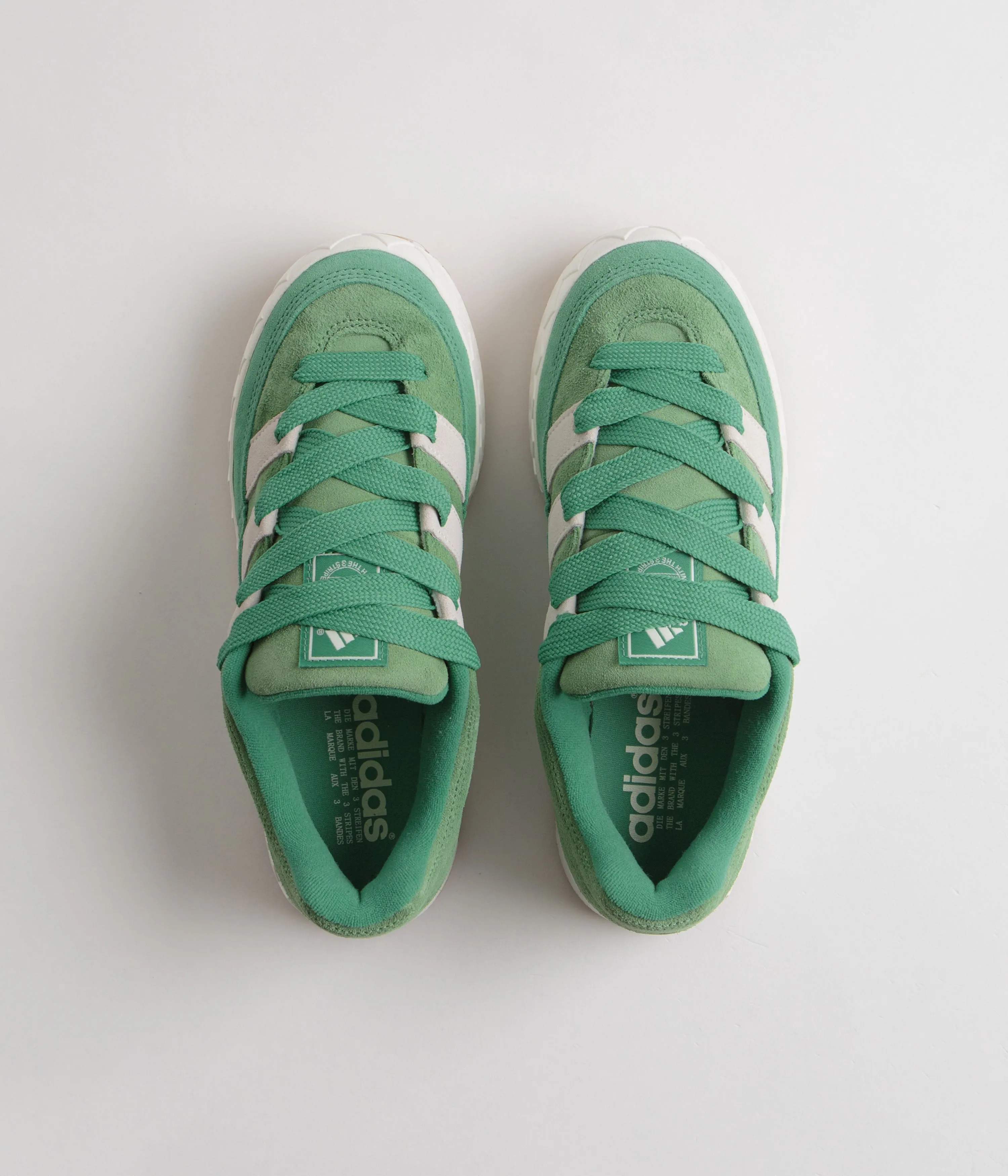 Adidas Adimatic Shoes - Preloved Green / Core White / Semi Court Green