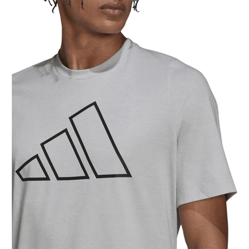 Adidas Mens Light Solid Grey T-Shirt