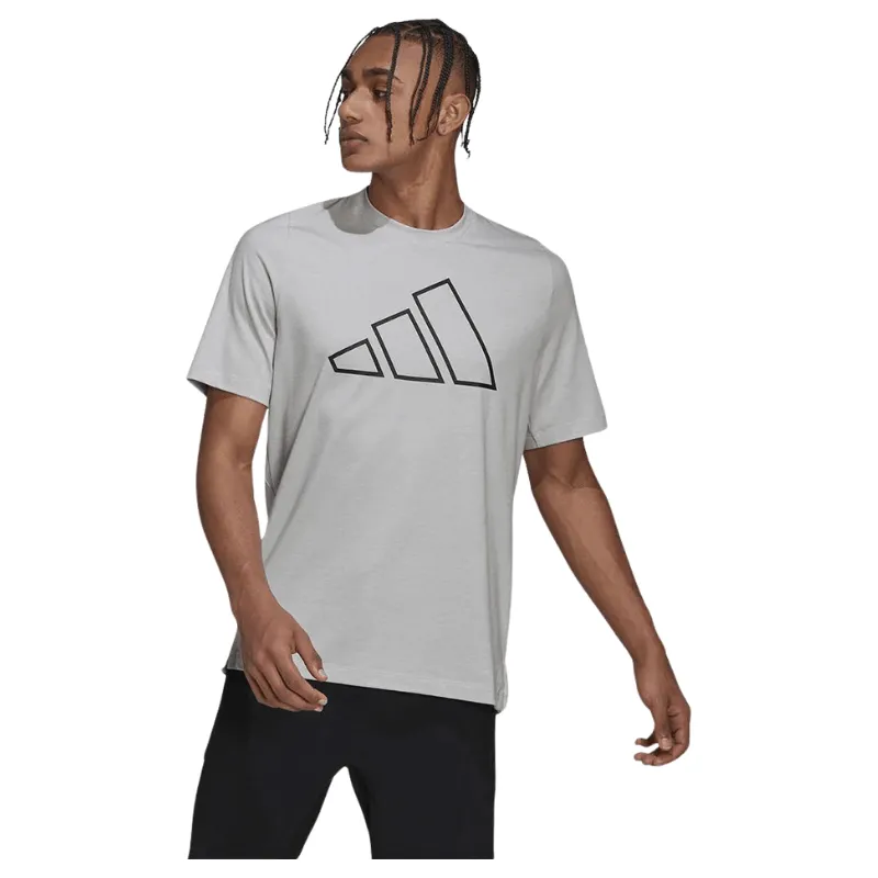 Adidas Mens Light Solid Grey T-Shirt