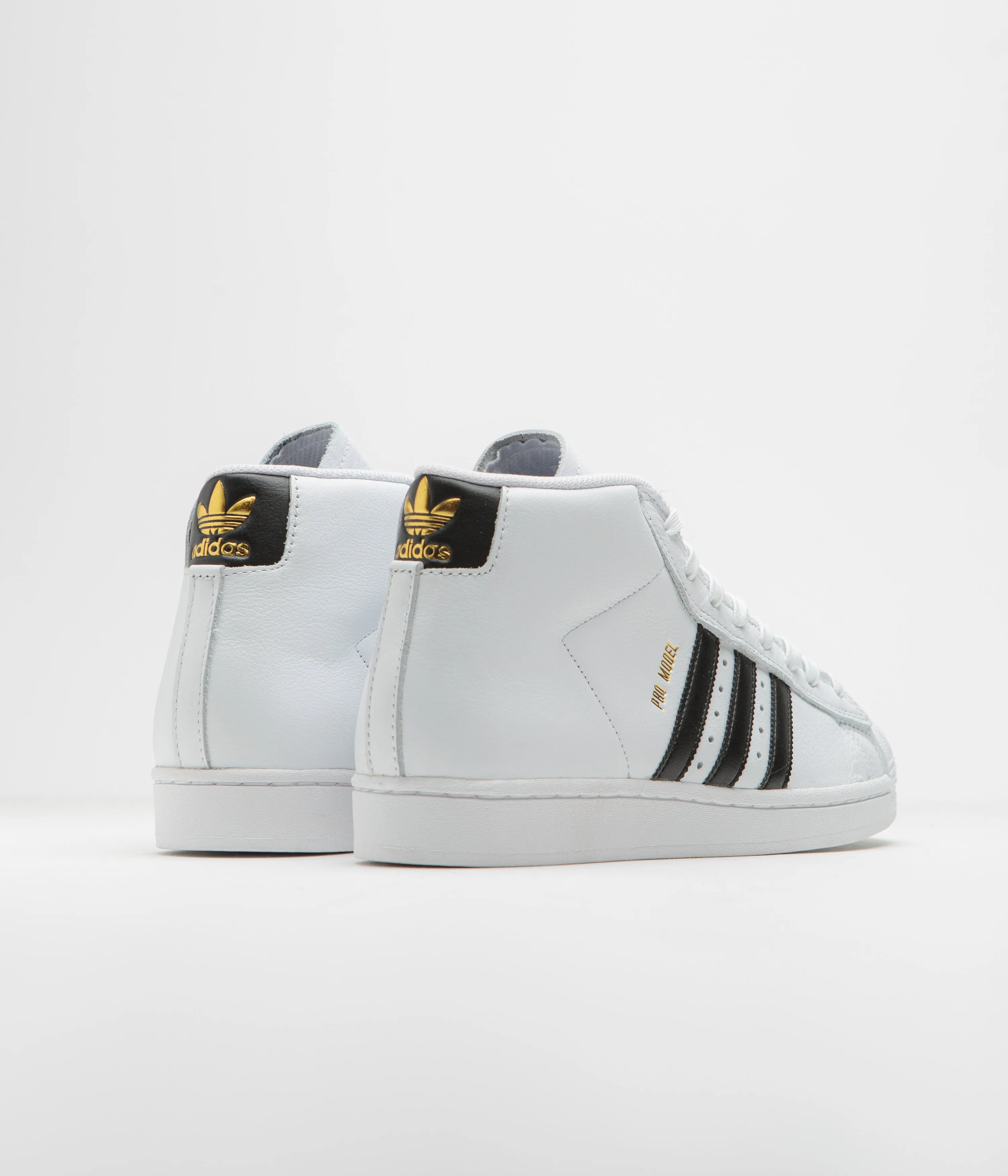 Adidas Pro Model ADV Shoes - FTWR White / Core Black / Gold Metallic