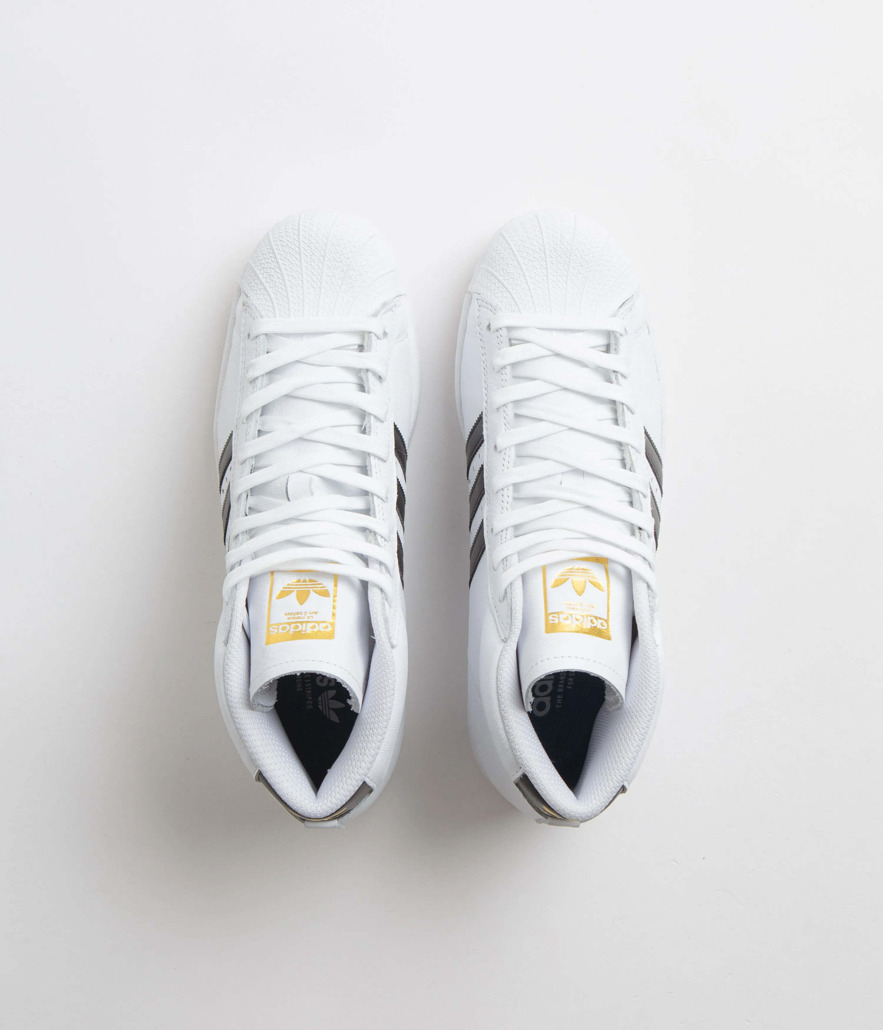 Adidas Pro Model ADV Shoes - FTWR White / Core Black / Gold Metallic