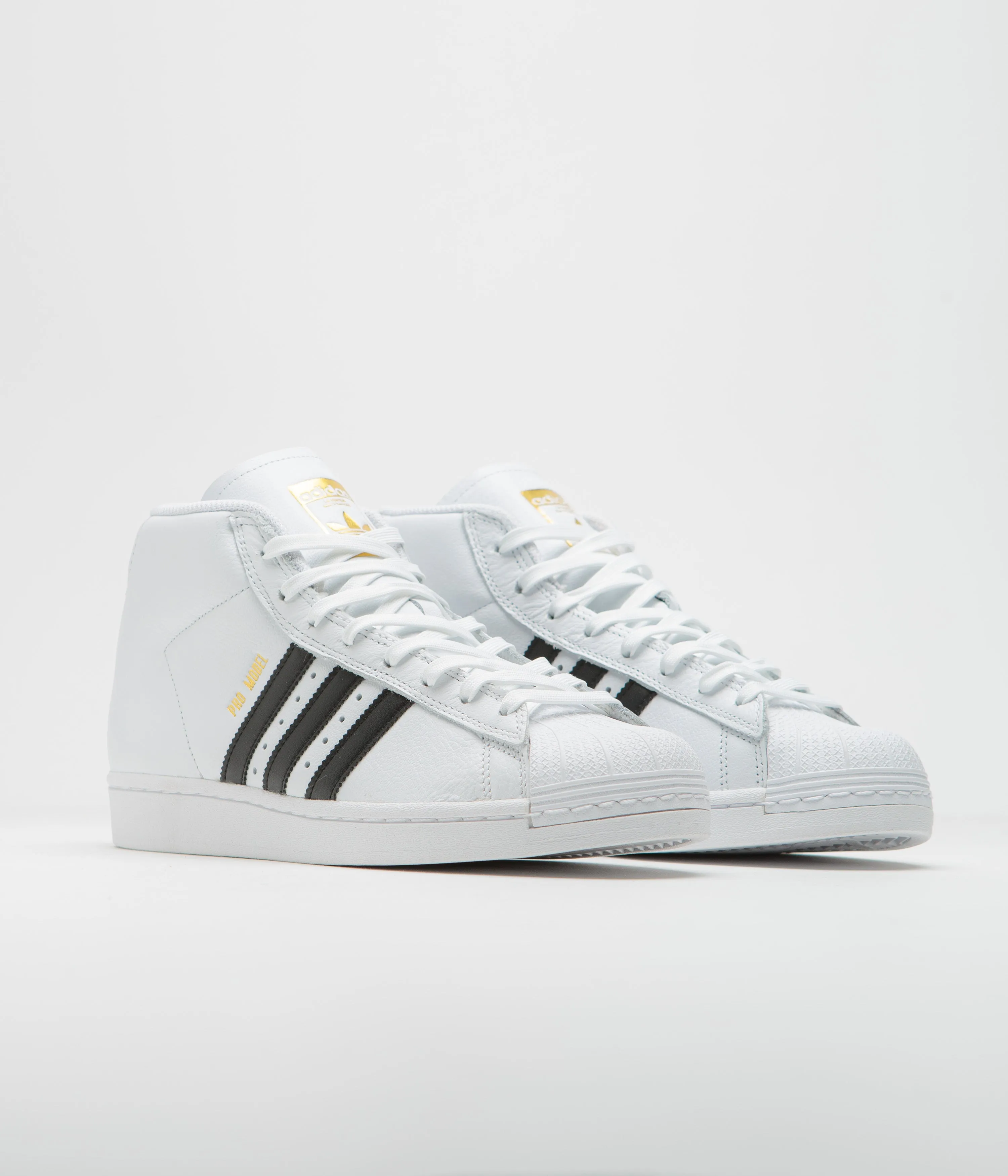 Adidas Pro Model ADV Shoes - FTWR White / Core Black / Gold Metallic