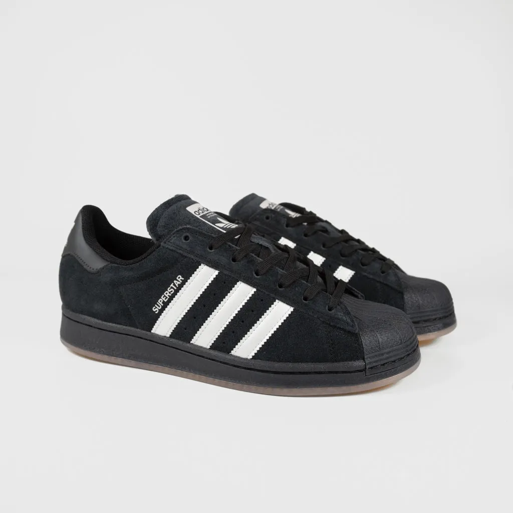 Adidas Skateboarding - Superstar ADV Shoes - Core Black / Zero / Spark