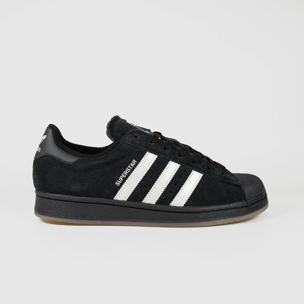 Adidas Skateboarding - Superstar ADV Shoes - Core Black / Zero / Spark