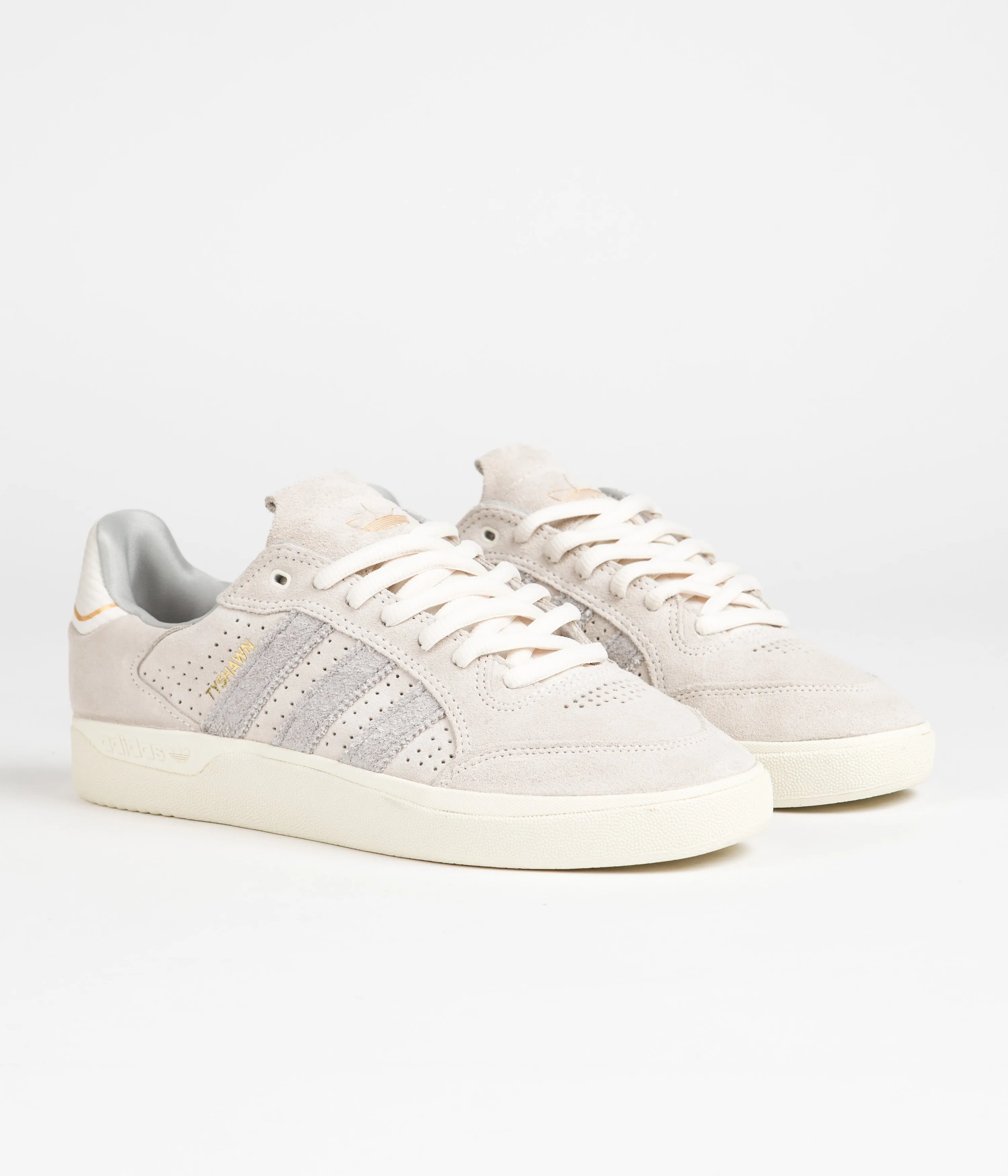 Adidas Tyshawn Low Shoes - Chalk White / Grey One / Cream White