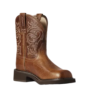 Ariat Ladies Fatbaby Heritage Mazy Cracked Cottage Western Boots 10038378