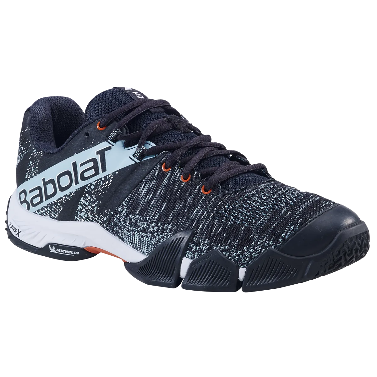 Babolat Men's Movea Padel Shoe Black Light Blue