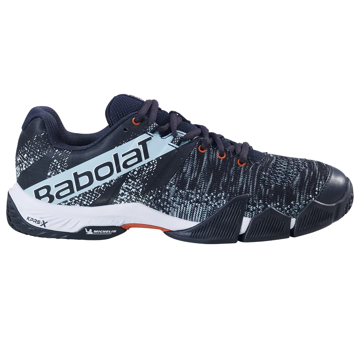 Babolat Men's Movea Padel Shoe Black Light Blue