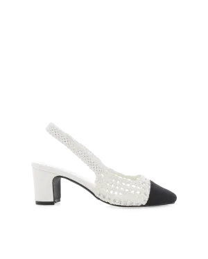 FLORIS - WHITE-BLACK GROSGRAIN