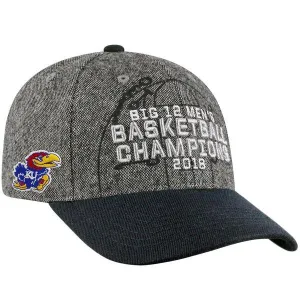 Kansas Jayhawks 2018 Big 12 Basketball Tournament Champions Locker Room Hat Cap