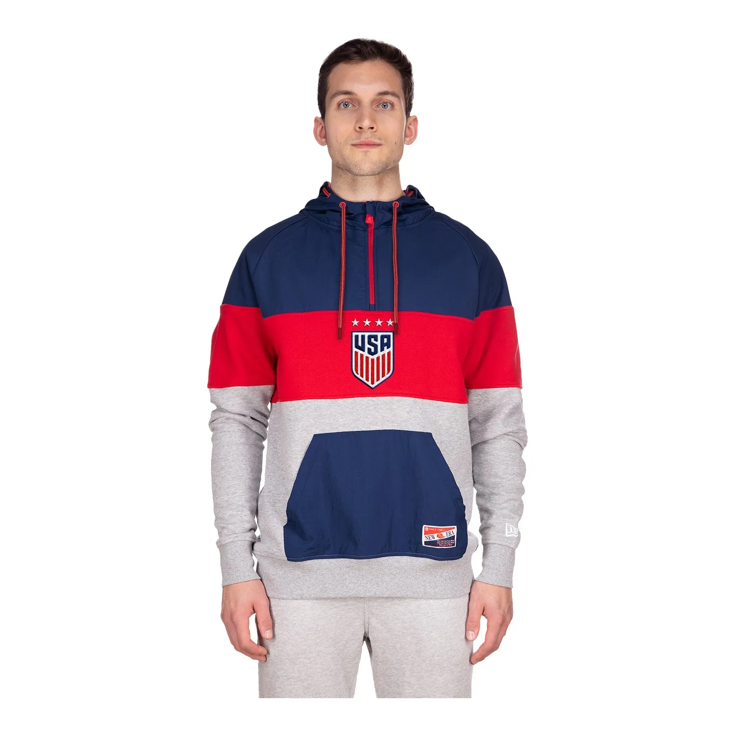 Men's New Era USWNT Tri-Color Hoodie