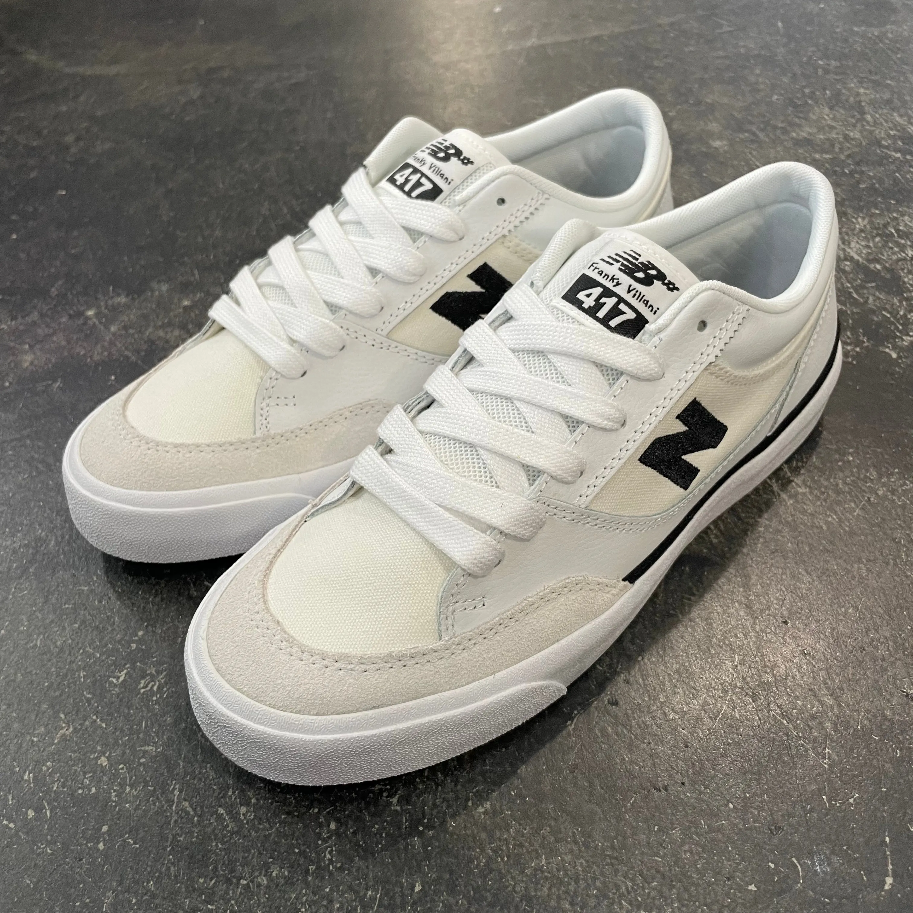 New Balance Numeric 417 Villani Low White/Black