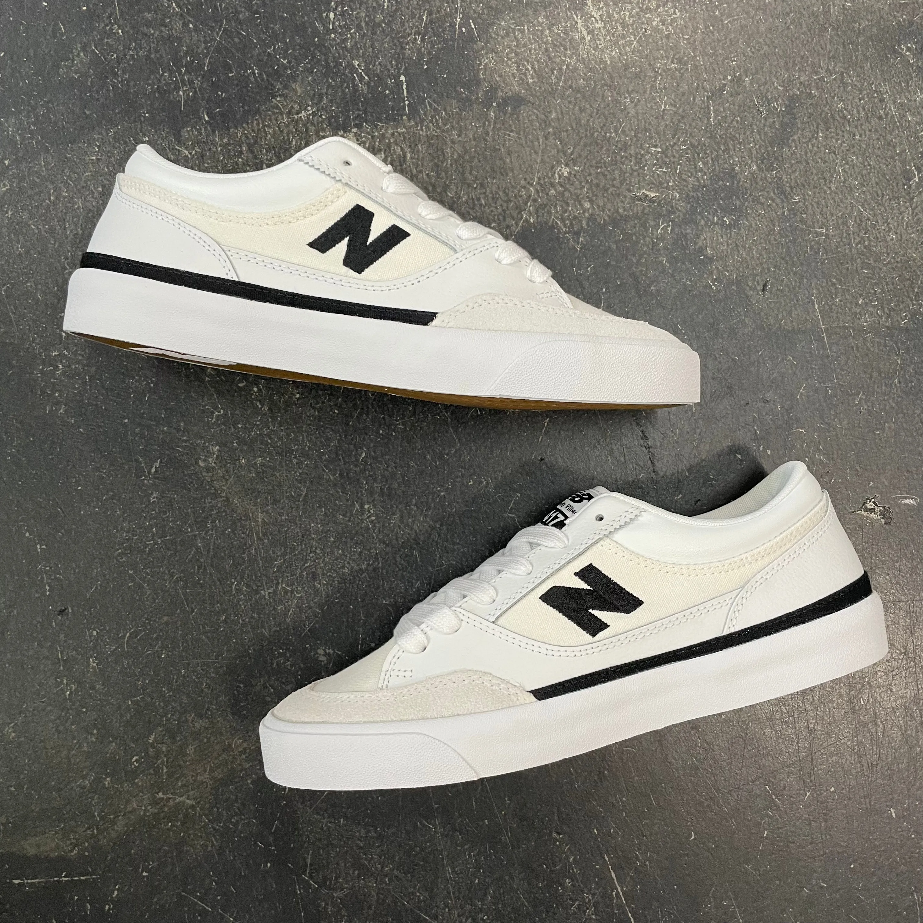 New Balance Numeric 417 Villani Low White/Black