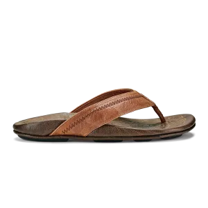 OluKai Hiapo Sandal - Rum / Dark Wood