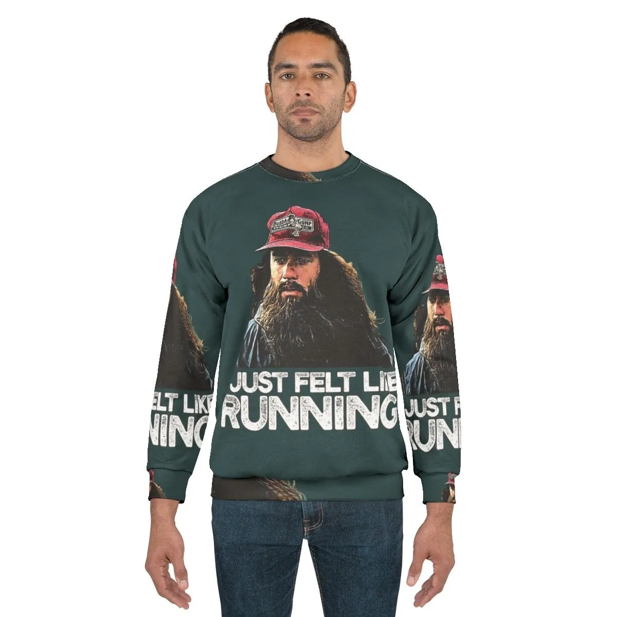 "I Just Felt Like Running" Forrest Gump Inspired Running Sweatshirt