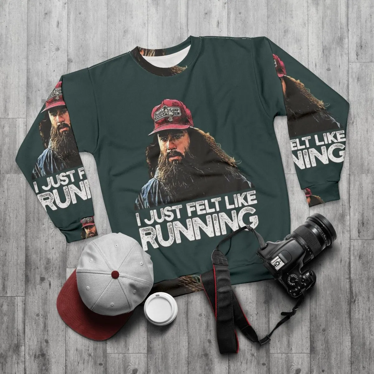 "I Just Felt Like Running" Forrest Gump Inspired Running Sweatshirt