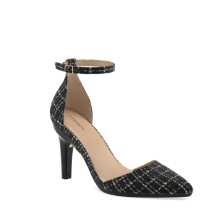 The D'Orsay - Coal Tweed 4 Stiletto