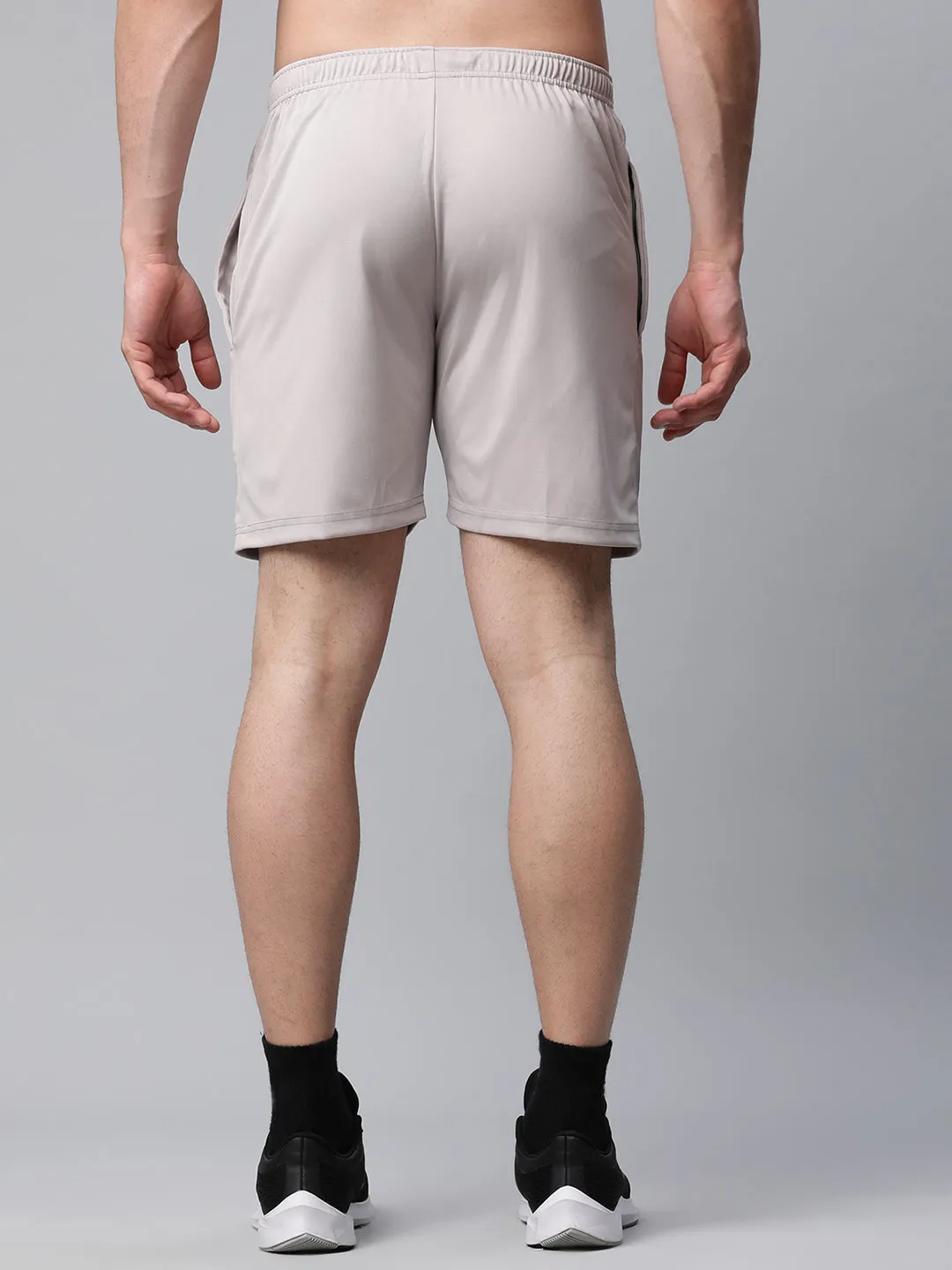 Vimal Jonney Dryfit Solid Light Grey Shorts for Men